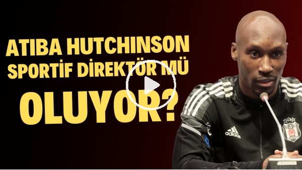 'Atiba Hutchinson sportif direktör mü oluyor? Basın toplantısında açıkladı!