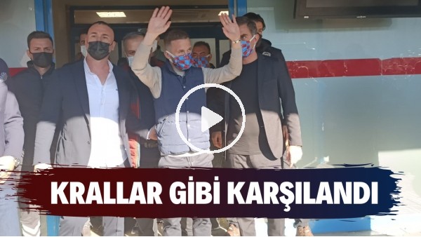 Edin Visca, Trabzon'da krallar gibi karşılandı