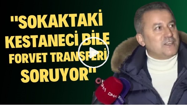 'Giresunspor Başkanı Hakan Karaahmet: "Sokaktaki kestaneci bile forvet transferi soruyor"