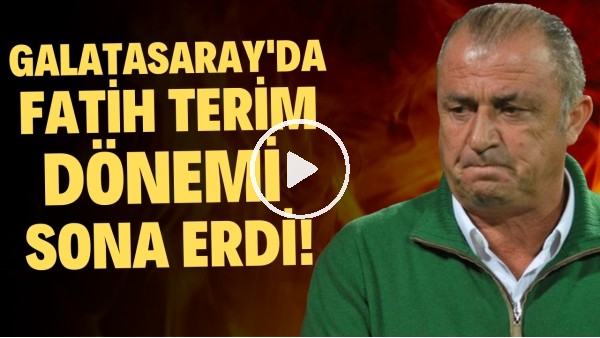 "3 SENELİK PROJE 10 DAKİKADA BİTTİ!" | Galatasaray'da Fatih Terim ile yollar neden ayrıldı?