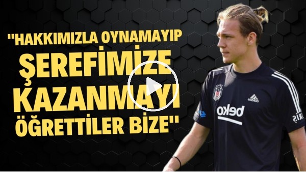 Serdar Saatçı: "Şerefimizle oynayıp hakkımızla kazanmayı öğrettiler bize altyapıda."