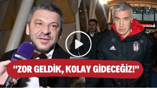 Beşiktaş, 3 saat rötarın ardından Sivasa ulaştı! "Zor geldik, kolay gideceğiz!"