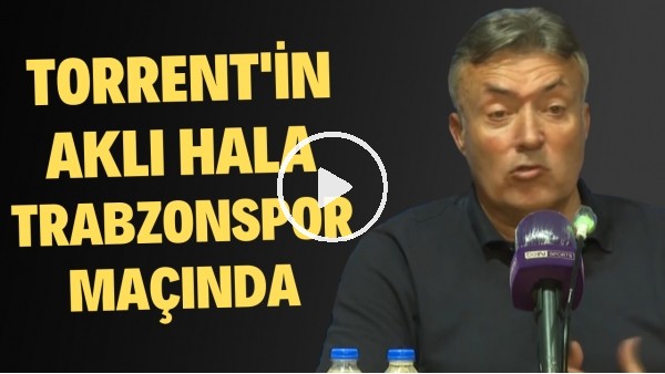 Domenec Torrent'in aklı hala Trabzonspor maçında! "Biz kesinlikle daha iyi oynamıştık"