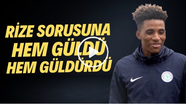 Gedson Fernandes, Rize sorusuna hem güldü hem güldürdü: "Alıştım dersem sağlıklı olmaz"