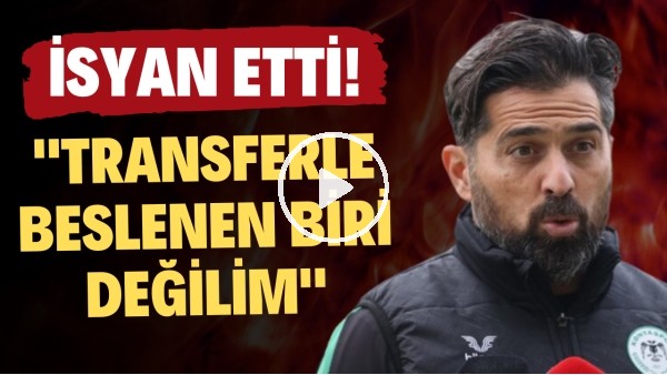 İlhan Palut isyan etti! "Transferle beslenen bir teknik direktör değilim"