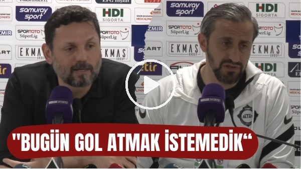 Erol Bulut'tan ilginç maç sonu yorumu: "Bugün gol atmak istemedik"