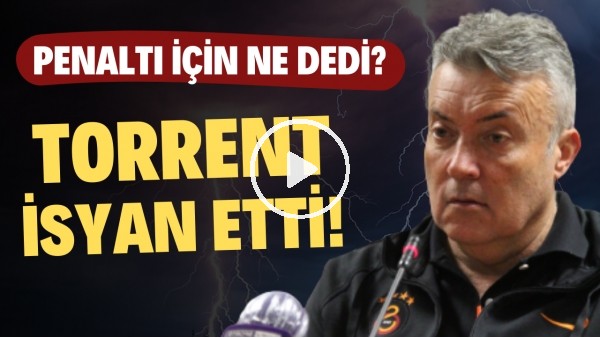 Domenec Torrent yenilgi sonrası isyan etti! Penaltı için ne dedi?