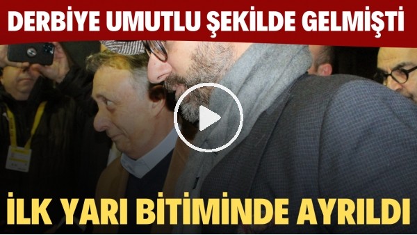 Ahmet Nur çebi ilk yarı bitiminde ayrıldığı derbiye umutlu şekilde gelmişti