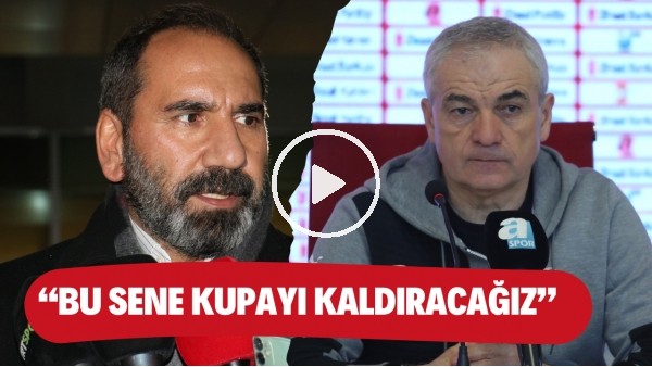 Mecnun Otyakmaz ve Rıza Çalımbay'dan Kupa için iddialı sözler!