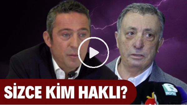 Ali Koç esti gürledi, Ahmet Nur Çebi 'Ne alakası var' dedi | Sizce kim haklı?