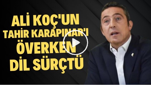 Ali Koç'tan gaf! Rizespor Başkanı Tahir Kıran ile Tahir Karapınar'ı karıştırdı