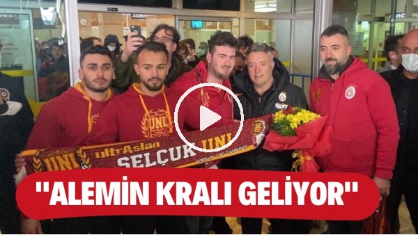Galatasaray, Konya'da çiçeklerle karşılandı