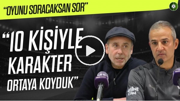 İsmail Kartal ve Abdullah Avcı'dan Açıklamalar | "Kırmızı Karta İnanamadım" | Yemeksepeti Menü