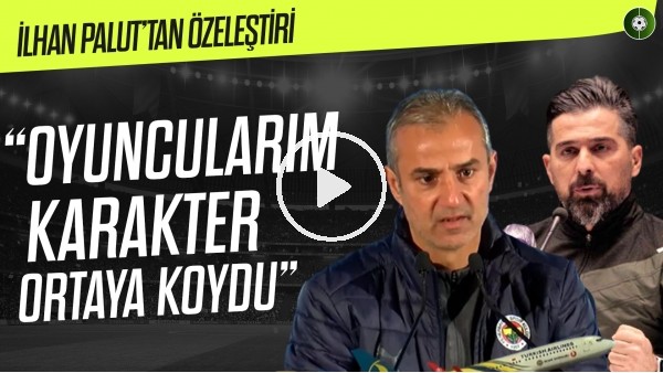 İsmail Kartal ve İlhan Palut'tan Maç Sonu Sözleri | "Oyuncular Karakter Koydu" | Yemeksepeti Menü