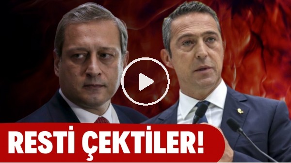 Başkanlardan ortak isyan! Burak Elmas resti çekti, Ali Koç destek verdi!