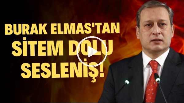Burak Elmas'tan sitem dolu serzeniş! "Galatasaray için kurtuluş mücadelesi veriyoruz"