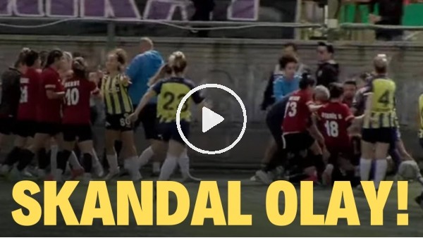 Amed Sportif - Fenerbahçe maçında skandal olay!