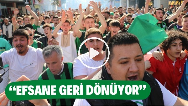 11 yıllık özlem sona erdi, Sakaryaspor taraftarı sokağa döküldü