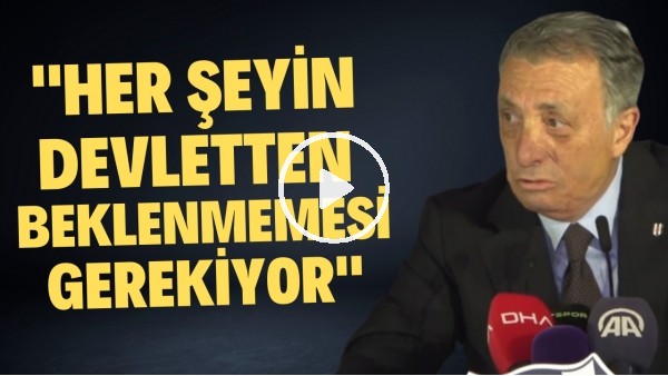 Ahmet Nur Çebi: "Her şeyin devletten beklenmemesi gerekiyor. Spor yasasının katkısı olacak"