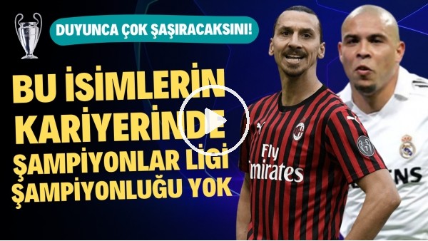 DUYUNCA İNANMAYACAKSINIZ | Şampiyonlar Ligi Kupası Kazanamamış 10 Dünya Yıldızı | FutboList #10