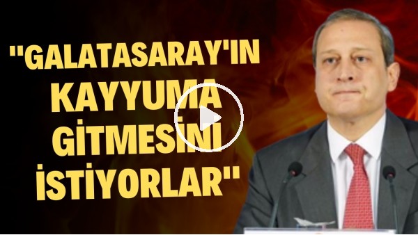 Burak Elmas'tan zehir zemberek sözler! "Galatasaray'ın kayyuma gitmesini istiyorlar"
