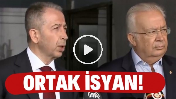 Metin Öztürk ve Eşref Hamamcıoğlu'ndan ortak isyan! "Burak Elmas, istifa etmeyeceğini söyledi"