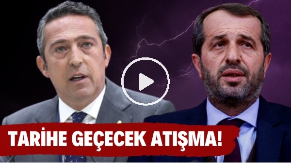 Ali Koç ile Saffet Sancaklı arasında tarihe geçecek atışma!  "Bir siz mi şereflisiniz?"
