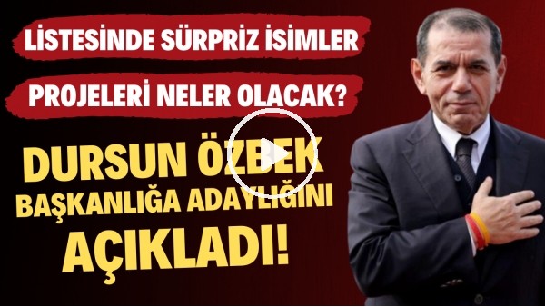 Dursun Özbek'in listesinde sürpriz isimler! Projeleri neler olacak?