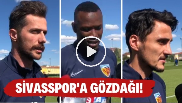 Kayserisporlu futbolculardan Sivas'a gözdağı