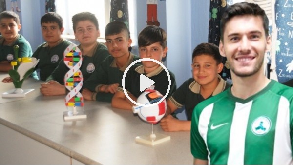 Umut Nayir, Cizre'de bir okula fen laboratuvarı yaptırdı