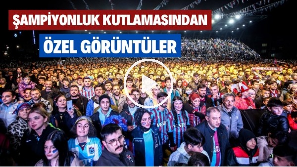 Trazbonspor'un Şampiyonluk Kutlamasından Özel Görüntüler (FutbolArena Kamerasından)