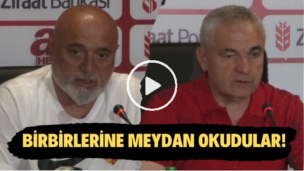 Rıza Çalımbay ve Hikmet Karaman birbirlerine meydan okudu! "Kupayı bizim almamız daha anlamlı olur"