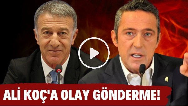 Ahmet Ağaoğlu'ndan Ali Koç'a OLAY gönderme! "Farklıyız ve karakterimizle şampiyon olduk"