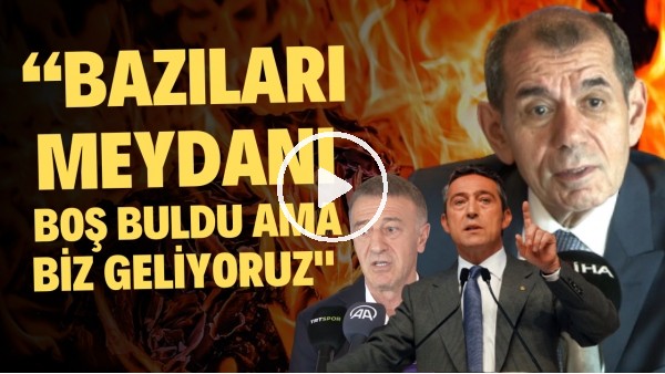 Ali Koç & Ahmet Ağaoğlu kavgasına Dursun Özbek de katıldı! Bazıları meydanı boş buldu"