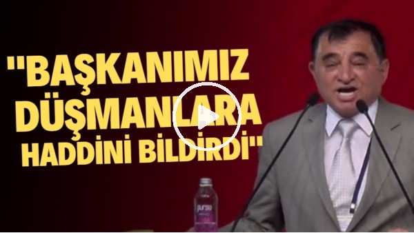 Nevşehirli muhtarın ortalığı kasıp kavuran konuşması: "Başkanımız düşmanlara haddini bildirdi"