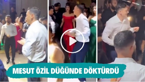 Mesut Özil kız kardeşinin düğününde döktürdü