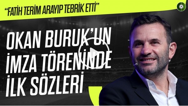 Galatasaray, Okan Buruk İçin İmza Töreni Düzenlendi | "Dünyanın En Mutlu İnsanıyım"