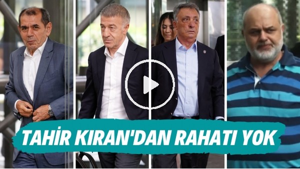 Kulüpler Birliği Toplantısı'nda Çaykur Rizespor Başkanı Tahir Kıran'dan rahatı yok!