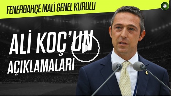 Fenerbahçe'de Olağan Mali Genel Kurul'da İsmail Kartal'a Veda