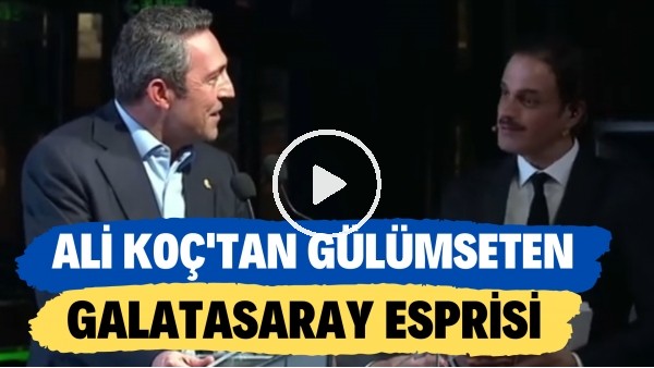 Ali Koç'tan "Genç Ne Sever?" Platformu'na damga vuran Galatasaray esprisi
