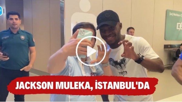 Beşiktaş'ın yeni transferi Jackson Muleka, İstanbul'a geldi