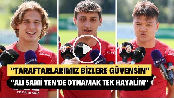Galatasaray'ın genç yetenekleri bomba gibi geliyor! "Taraftarlarımız bizlere güvensin" Galatasaray'ın genç yetenekleri bomba gibi geliyor! "Taraftarlarımız bizlere güvensin"
