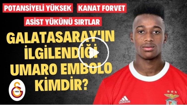HIZ VE ÇALIM BİR ARADA | Galatasaray'ın İlgilendiği Umaro Embalo Kimdir? | Transfer Arenası #56