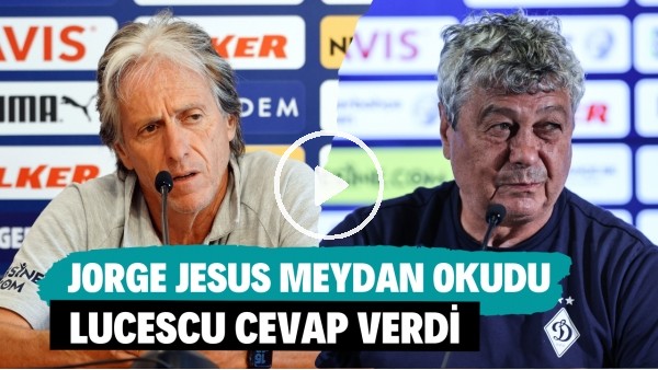 Jorge Jesus'un meydan okumasına Lucescu'dan bomba cevap! "Abartmaya gerek yok bunu"