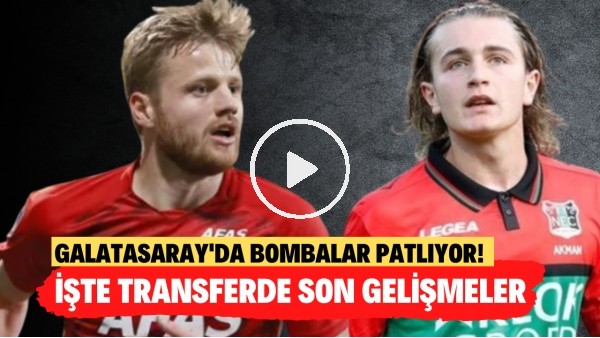 Galatasaray'da bombalar patlıyor | İşte transferde son gelişmeler