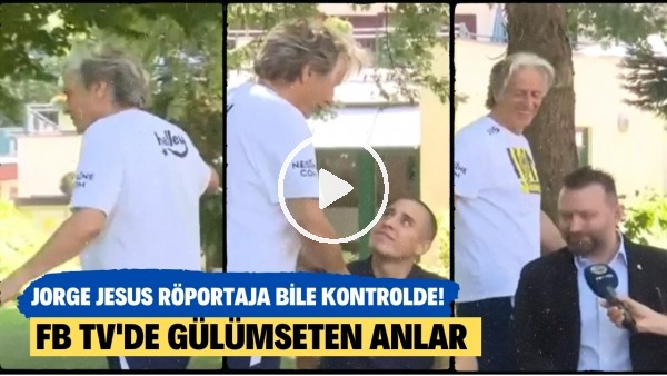 Jorge Jesus röportajda bile kontrolde!
