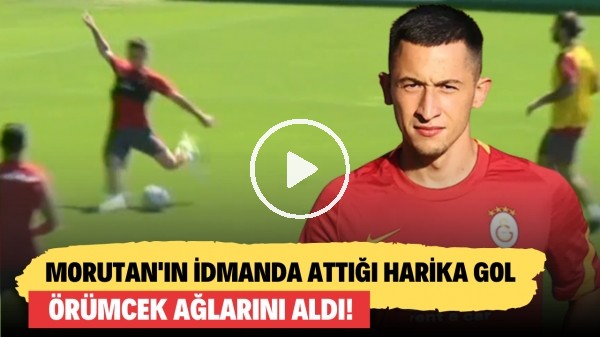 Morutan'ın kıran kırana yapılan idmanda attığı harika gol