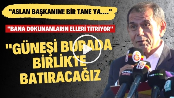 Dursun Özbek: "Bana dokunanların elleri titriyor" | "Aslan Başkanım! Bir tane ya...."