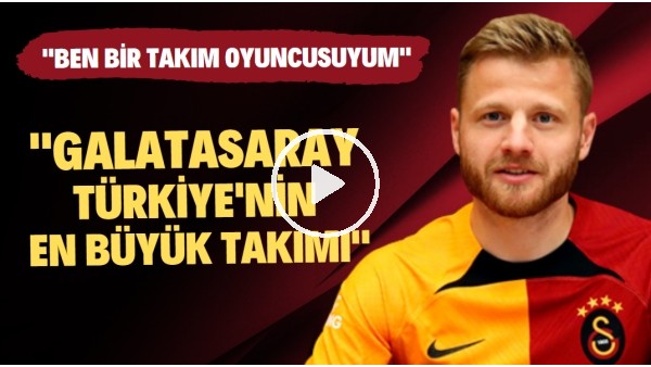Fredrik Midtsjö: "Ben bir takım oyuncusuyum"