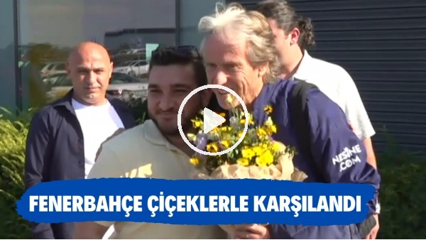  Fenerbahçe, Çekya'da çiçeklerle karşılandı